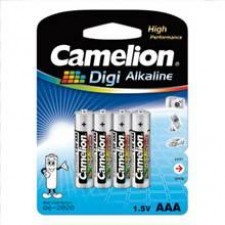 Baterijas Camellion Digi Alkaline AAA (LR03)  4-gabalas